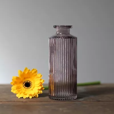 Bud Vase | Stem Vase | Small Decorative Colored Glass Bottle | Home Decor • £3.70