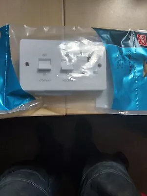 £13 • Buy MK 45A Cooker Unit 45A DP Switch & 13A Socket