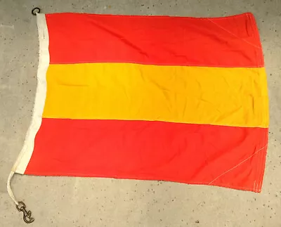 Genuine Used USCG USN Regulation 26  X 36  Signal Flag - ONE • $45
