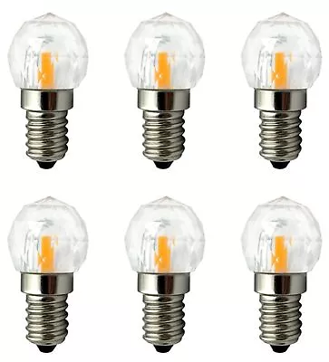 E14 2W LED Bulb Mini Globe Crystal Light 20W Equivalent E14 Candle Base Chand... • $35.66