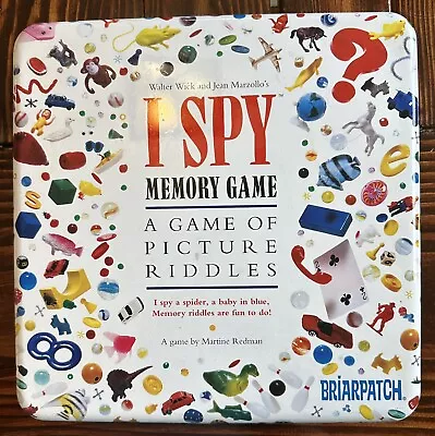 Briarpatch I Spy Memory Game Tin Game Container Winner 10 Best Game Awards! • $6.99
