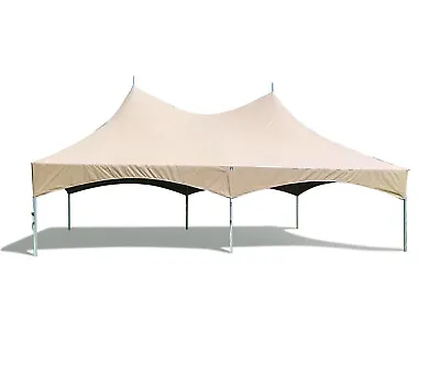 20x30' High Peak Frame Tent Beige Wedding Canopy Waterproof Party Event Marquee • $4599.99