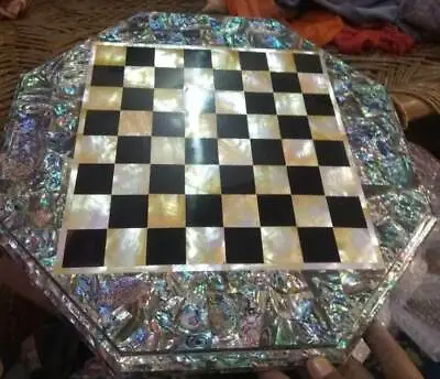 15  Marble Chess Table Top Inlay Random Malachite Room Decor  • $330