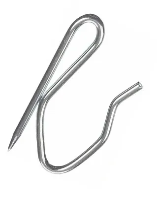 Curtain Hooks Metal  Pin Pinch Pleat  - Pack Of 1 / 10 / 20 / 40 / 60 / 80 / 100 • £3.99