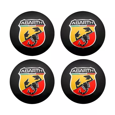 4x Abarth Scorpion Logo Car Wheel Center Hub Cap Stickers For 500 595 600 695 • $14.60