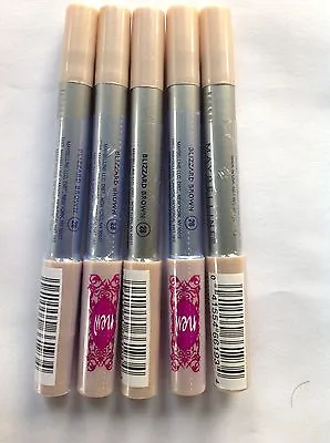5 X Maybelline Cool Effect Eye Shadow/Liner #28 BLIZZARD BROWN NEW . • $15.29
