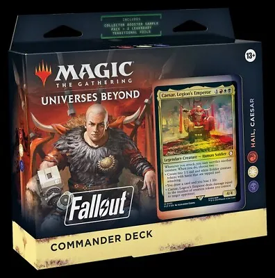 Mtg Magic The Gathering Fallout Hail Caesar Commander Deck Release 3/8 • $40