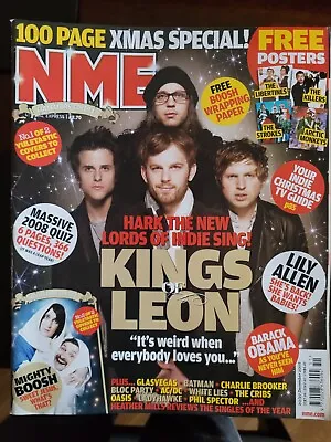 NME 20-12-2008 Xmas Posters Libertines Killers Strokes Arctic Monkeys Kings Leon • $1.23