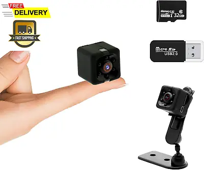 Mini Camera Camera No Wifi Needed 1080P Full HD Nanny Cam Camera Mini Camera.... • $36.96