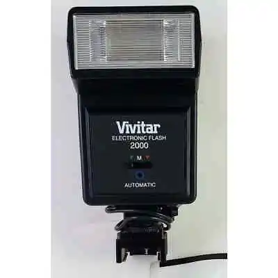 Vivitar Electronic Flash 2000 Automatic/Manual With Auto Check • $24.99