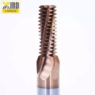 1/2-13 UNC 4 FLT Tungsten Carbide Milling Cutter Thread Mill Cutting Tool AlTin  • $54.99