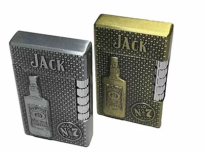 2 Pcs Vintage Style Classic Side Wheel Turn Jackdaniels Butane Gas Lighter Gift • $49.95