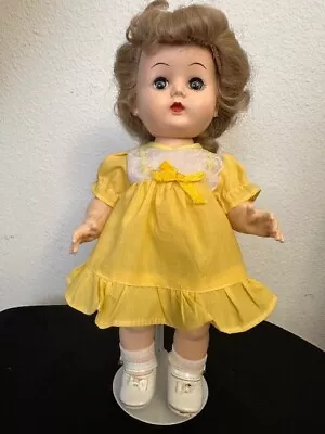 Vintage Block Doll Walker -- Hard Plastic • $25