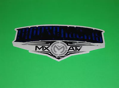 Kx Kxf Rm Rmz Yz Yzf 50 65 80 85 125 250 450 Moose Racing Mx Atv Blue Sticker  • $7.25