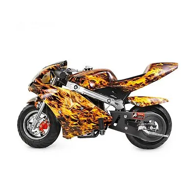 XtremepowerUS Mini Pocket Bike Motorcycle Gasoline Bike 40cc 4-Stroke EPA Eng... • $331.65