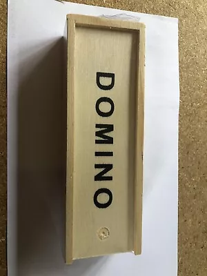 £1.99 • Buy Kids Wooden Box Dominoes Set Toy Traditional Classic Children Domino Kids Fun