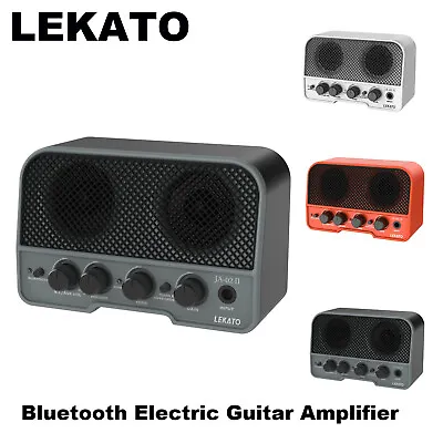 LEKATO Electric Guitar Amplifier Travel Portable Desktop Practice Amp 5W 3 Color • $32.99