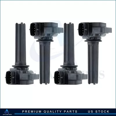 Pack Of 4 Ignition Spark Coils Pack Fits Saab 9-3 9-3X 2.0L 12787707 H6T60271 • $50.89