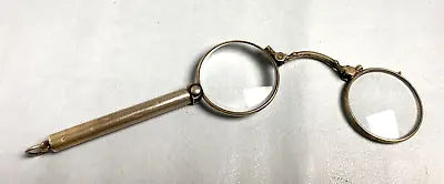 Victorian German DRGM A&R Lorgnette Folding Opera Glasses Sterling Silver 900 • $191.99