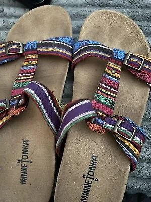 Minnetonka Womens Sandals 8W Used • $10