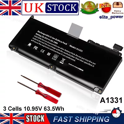Battery A1331 For Apple MacBook 13  A1342 (Late 2009 Mid 2010) 661-5391 Laptop • £18.99