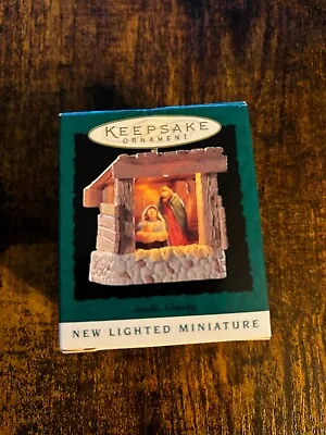 Hallmark Ornament Miniature Starlit Nativity 1995 • $8.99