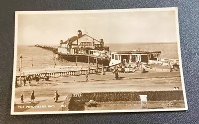 £3 • Buy Herne Bay, Kent Old Postcard. The Pier. Real Photo. Unused.