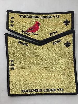 Takachsin OA Lodge 173 2024 NOAC Ghost Fundraiser Set Flap BSA Patch • $39.99