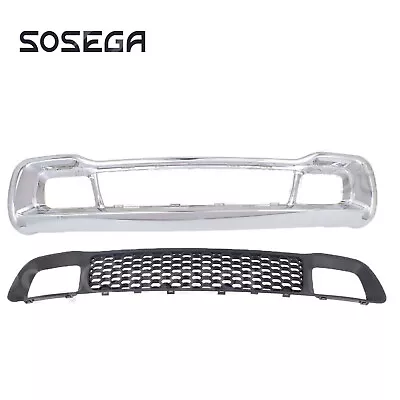 Front Lower Grille & Bumper Grill Bezel For Jeep Grand Cherokee 2014-2016 Chrome • $109.99