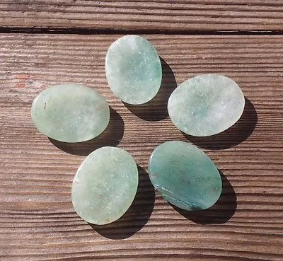 $3.49 • Buy Natural Green Aventurine Gemstone Worry Stone (one)