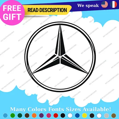 Fits Mercedes Decals Stickers Vinyl AMG Performance Driving  Sport Wheels Badge • $5.60