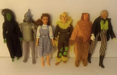 Vintage 1974 Mego Wizard Of Oz 8  Figure Doll Set Of (6) Wizard Witch Lion+++ • $69.47