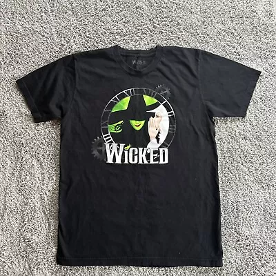 Green For Good Black Wicked Musical Graphic Short Sleeve T-Shirt SZ L • $5