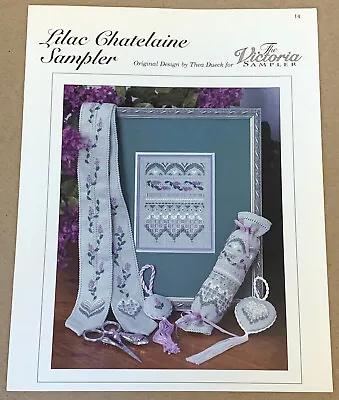 Victoria Sampler  Lilac Chatelaine Sampler  Specialty Stitch Patterns W/ Pack • $49.99