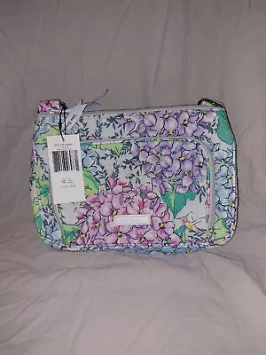 Vera Bradley Little Hipster Happy Hydrangeas-RFID-NWT • $41.48