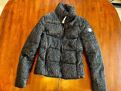 Authentic Moncler Size 1 Down Puffer Jacket Coat • $375