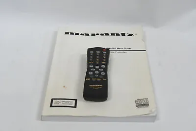 Marantz RC4050R Remote Control For CD Recorder With DR4050 Manual Genuine RC4050 • $59.95