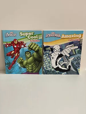 £4.99 • Buy Marvel - Avengers Super Cool Activities Book & Spider-Man Amazing Colouring Book