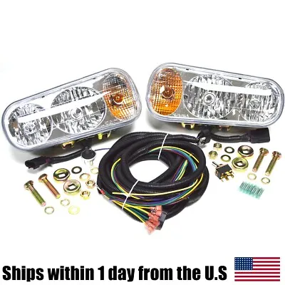 Snow Plow Halogen Light Kit Switch Flasher Fits Western Meyer Fisher Boss Curtis • $392.99