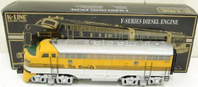 K-line K2521-5651 O Rio Grande F7 Powered Diesel A-Unit #5653 LN/Box • $132.50