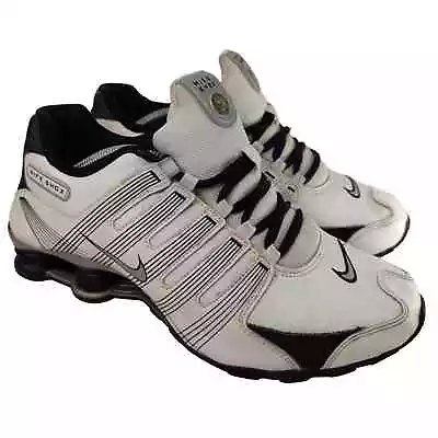 White And Black Vintage Y2K Nike Shox Sz 7.5  • $69.99