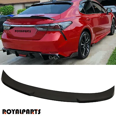 For Toyota Camry 18-2023 Matte Black Duckbill Tr-d Style Rear Trunk Lid Spoiler • $62.99