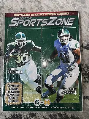 Michigan State Vs Michigan 2007 100th Game Program And Poster. Still In Wrapper • $15