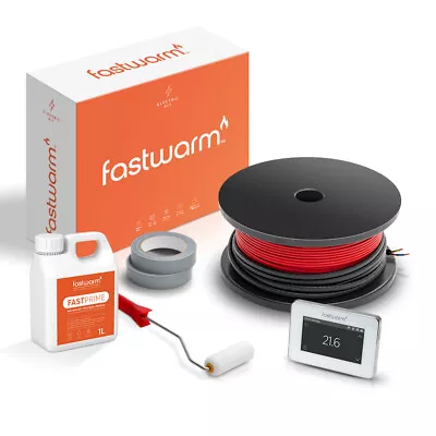 Electric Underfloor Heating Loose Cable Kit  - Fastwarm 150w Per M² - ALL SIZES  • £250.98