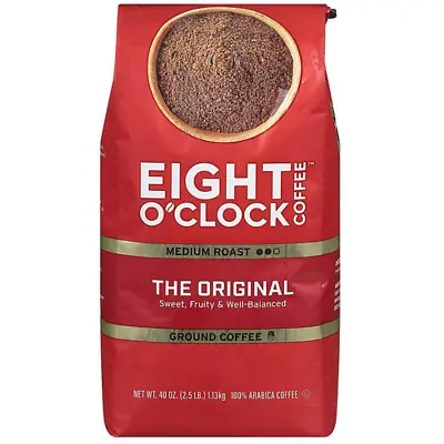 Eight O'Clock Ground Coffee The Original Medium Roast Free Shipping (40 Oz.) • $34.29