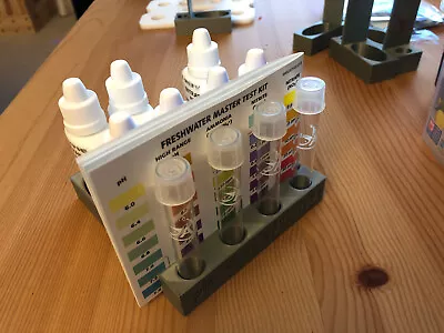 Aquarium Test Kit Holder Rack Tropical Marine Salt Water Nitrate (KIT NOT INC)  • £11.99