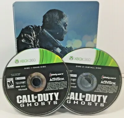 Microsolft XBOX 360 Call Of Duty Ghosts Limited Edition Steel Book Metal Case  • $17.88