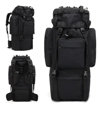 Military Tactical Duffle Backpack 65L Large Waterproof Molle Travel Luggage Bag • $42.99