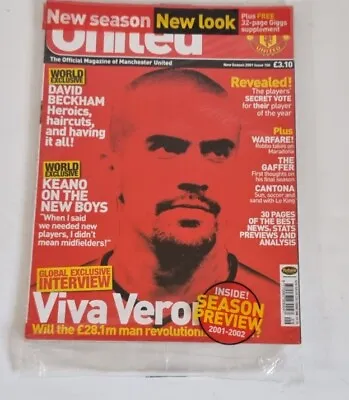 Unopened  Manchester Inside United Official Magazine New Season 2001 Issue 106  • £39.99