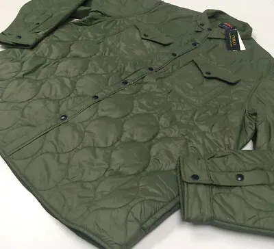 Polo Ralph Lauren Quilted Military Army Soldier Paratrooper Field Shirt Jacket • $179.99